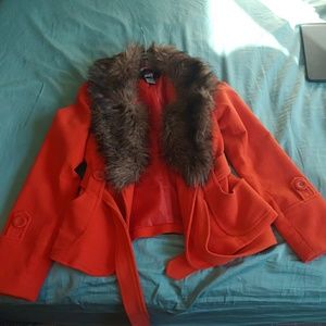 Orange flashy jacket